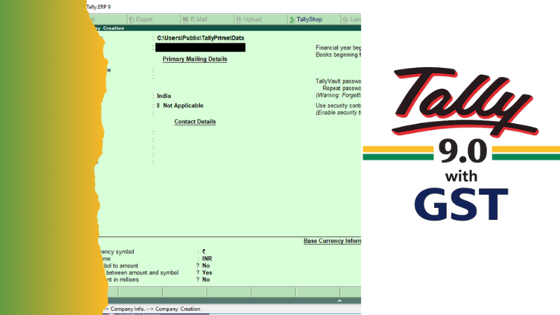 Tally 9.0 with GST
